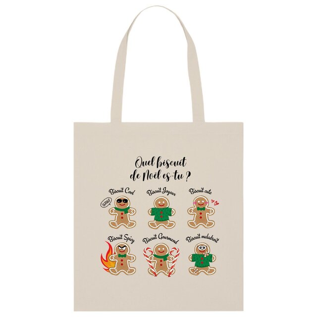 Image back Totebag : Quel Biscuit De Noël Es-Tu ? 