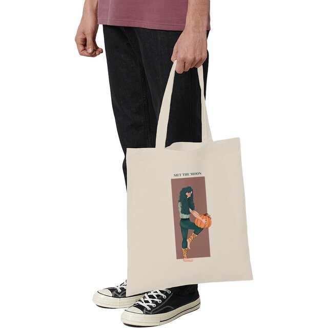 Image front Totebag : Le garçon à la citrouille