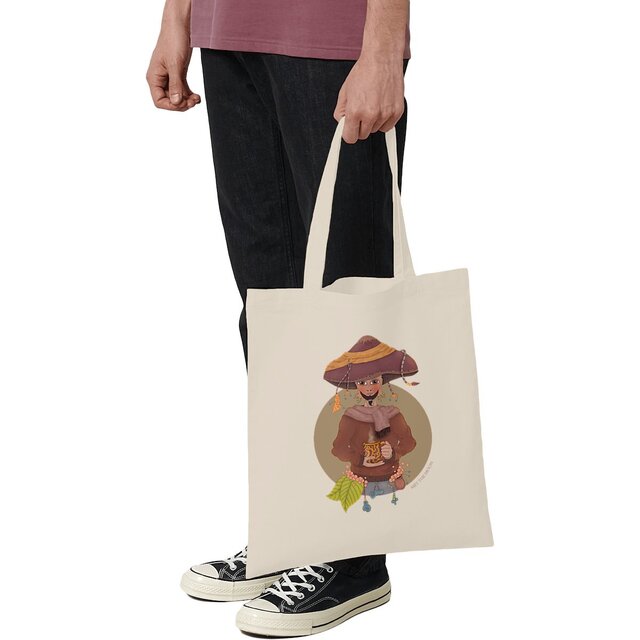 Image front Totebag : L'homme champimoon