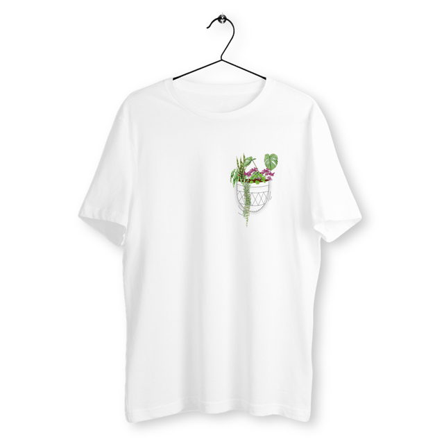 Image back T-shirt Unisexe léger : Poche pleine de Plantes