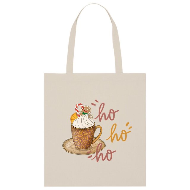 Image back Totebag : Boisson chaude, Ho ho ho