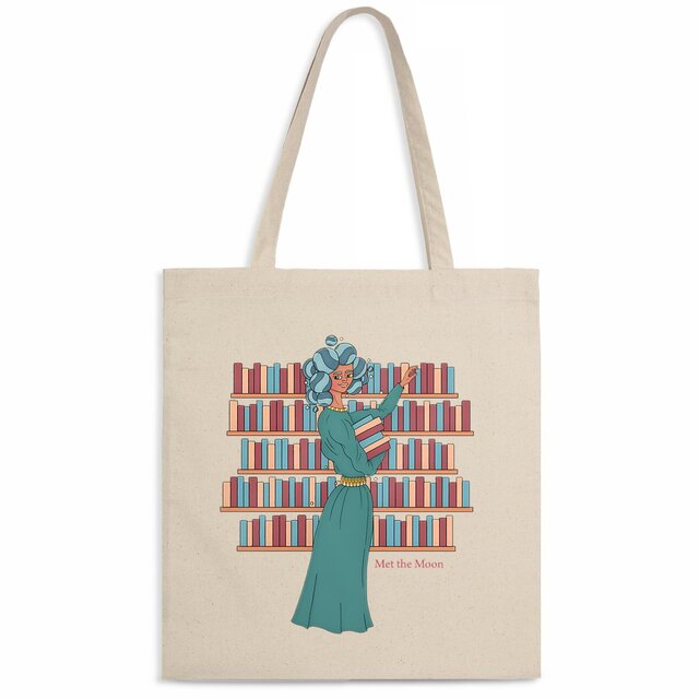 Image back Totebag : Librairie de la lune