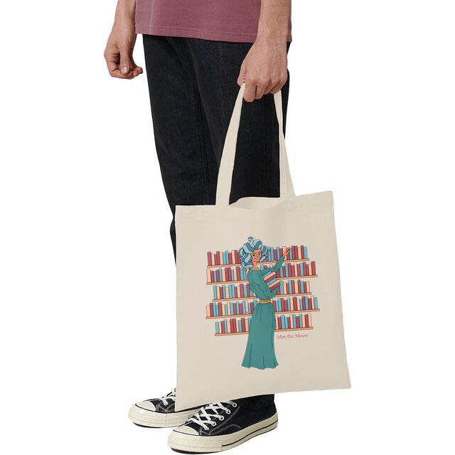 Image front Totebag : Librairie de la lune