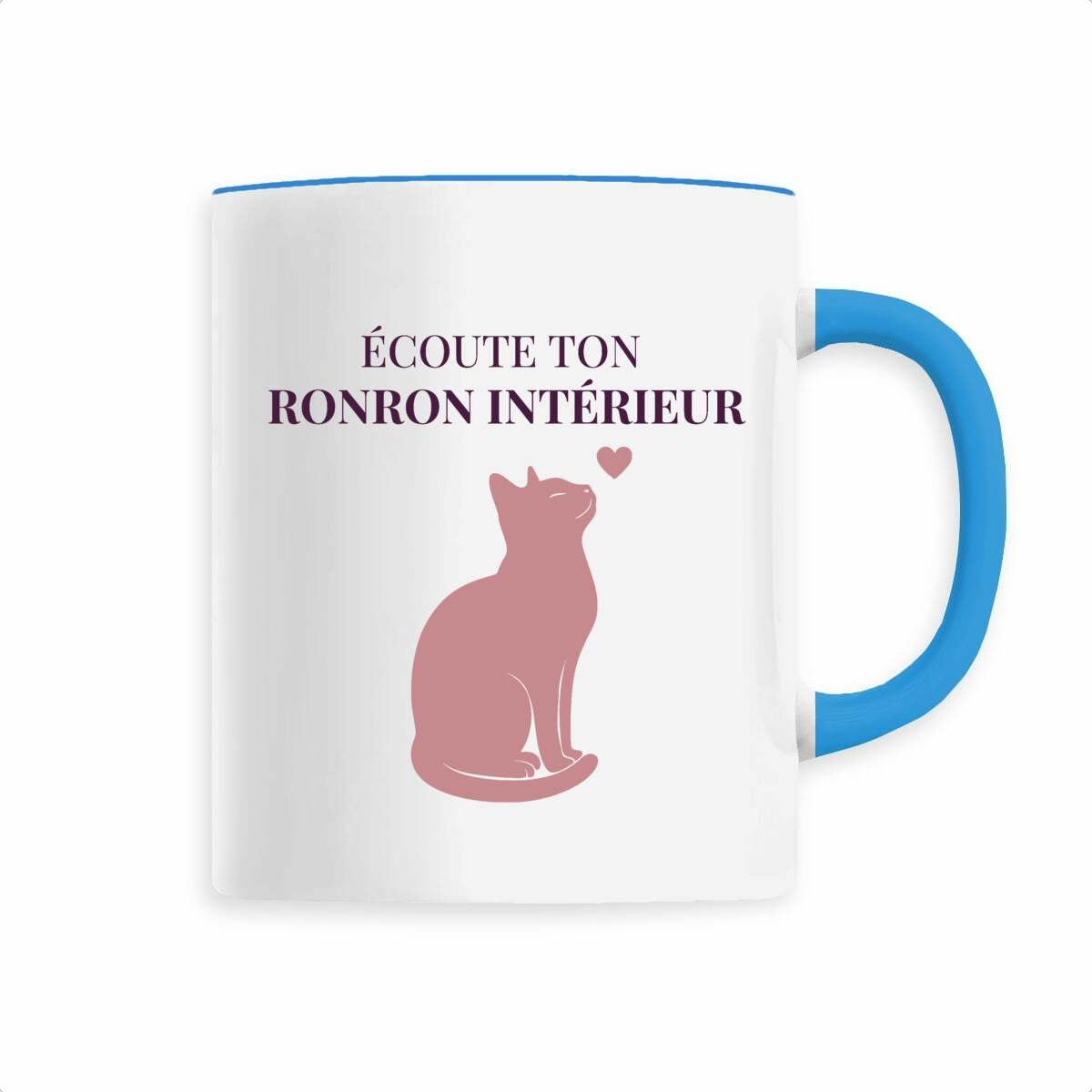 Image back Mug Écoute ton ronron intérieur | Citation chat bien-être et feel good
