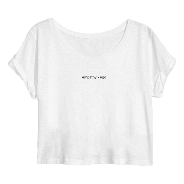 Women's crop top - "Empathy"