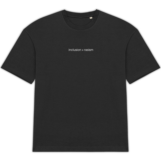 Unisex oversized t-shirt - "Inclusion"