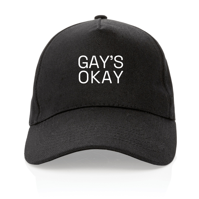 100% recycled cap - "GAY'S OKAY"
