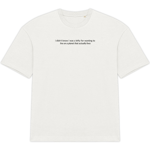 Unisex oversized t-shirt - "Lefty"