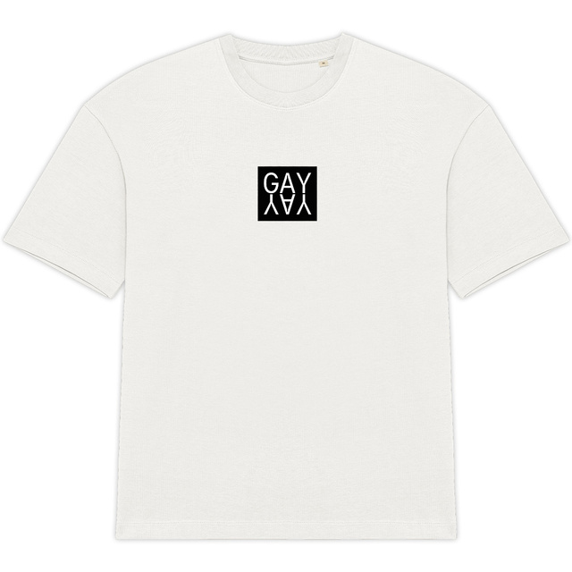 Unisex oversized t-shirt - "GAY YAY"