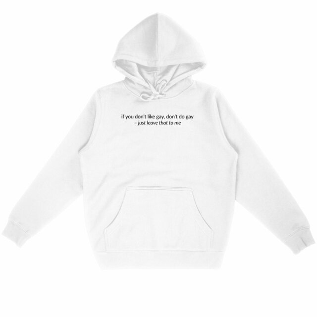 Unisex Lightweight Hoodie - "Don't"