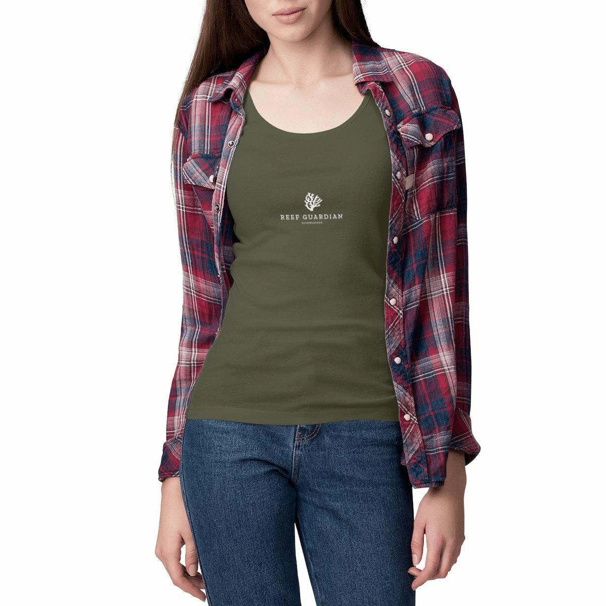 Reef Gardian - crew woman slim fit tank top