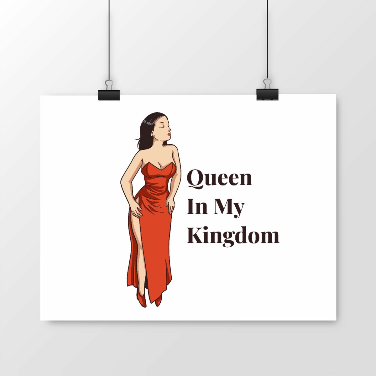 Poster Queen In My Kingdom - Couleur