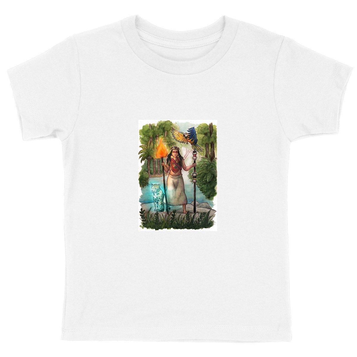 Image front T-shirt enfant - NARELZA Gardienne de la Forêt