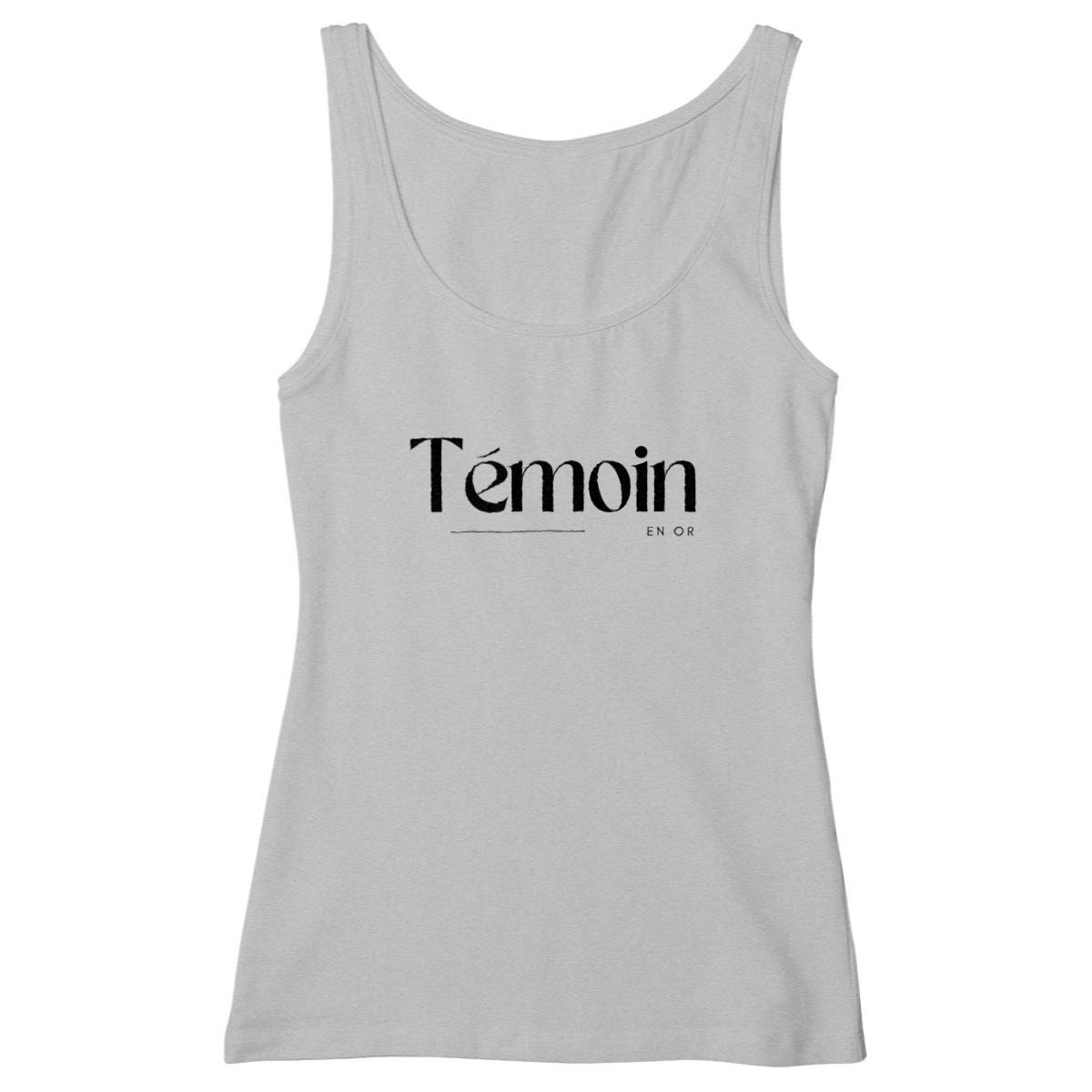 Image back Débardeur témoin en or