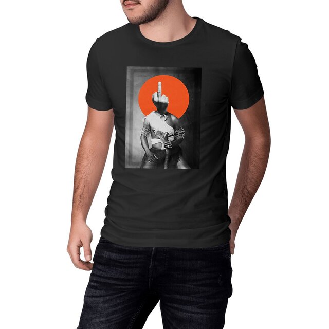 T-shirt épais 100% biologique / Mouton Noir_007