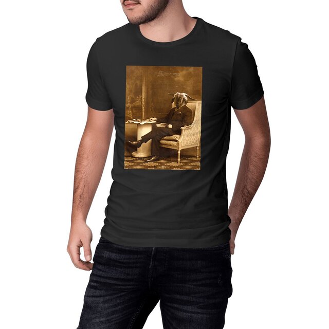 T-shirt épais 100% biologique / Mouton Noir_014