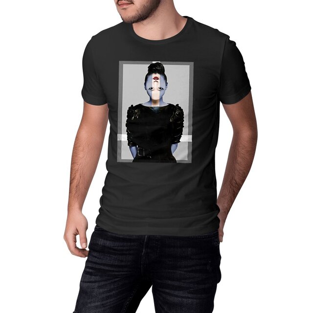 T-shirt épais 100% biologique / Mouton Noir_001