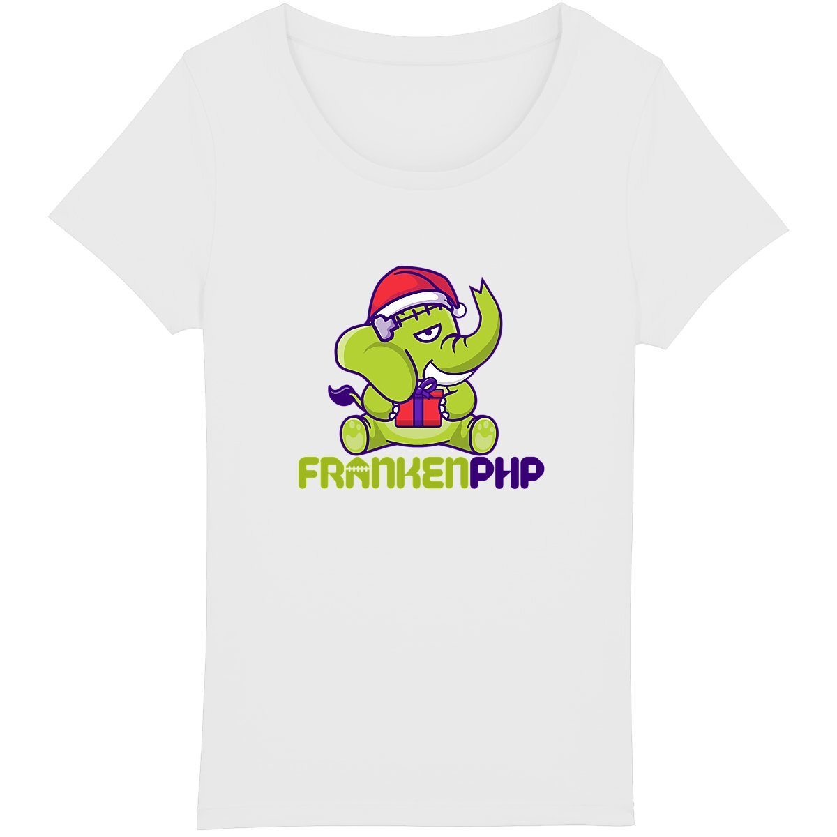 Image back Women's T-shirt Franky Christmas