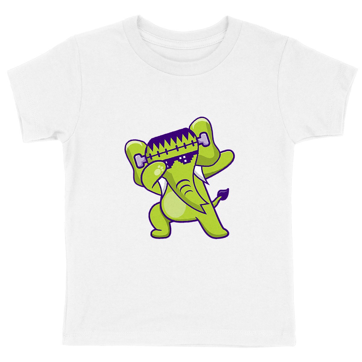 Image back Kid T-shirt Le Monstre Dab