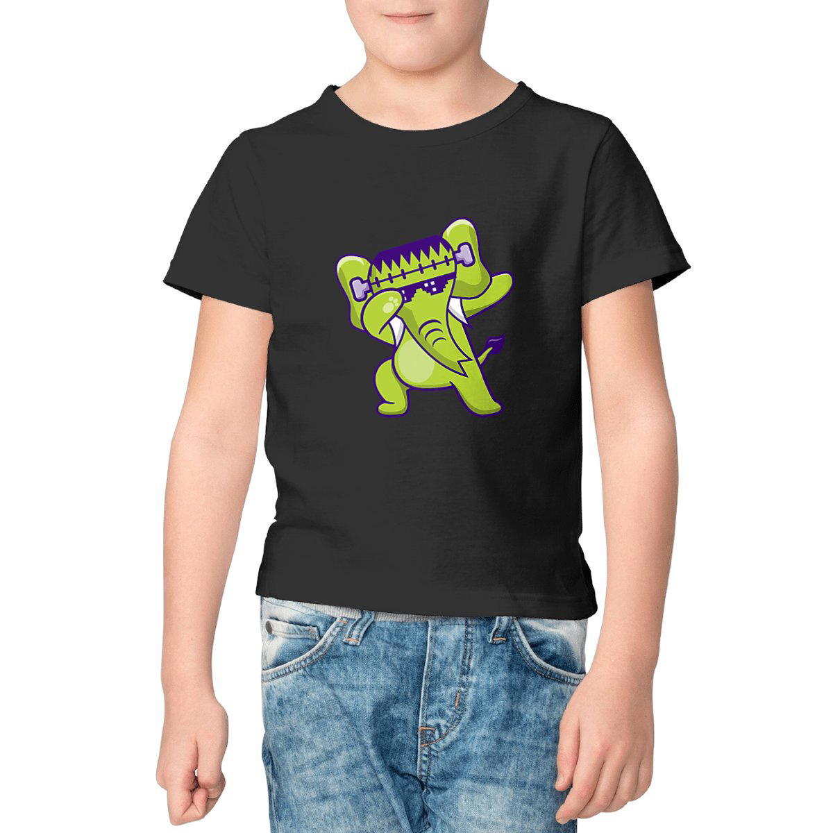 Image front Kid T-shirt Le Monstre Dab