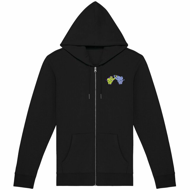 Image back Hoodie Zip PHP Lover