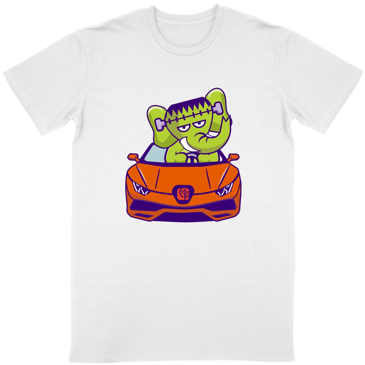 Image back Unisex T-shirt Driver Le Monstre