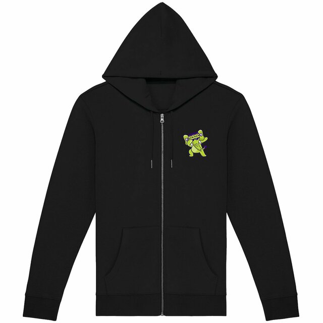 Image back Hoodie Zip Le Monstre Dab