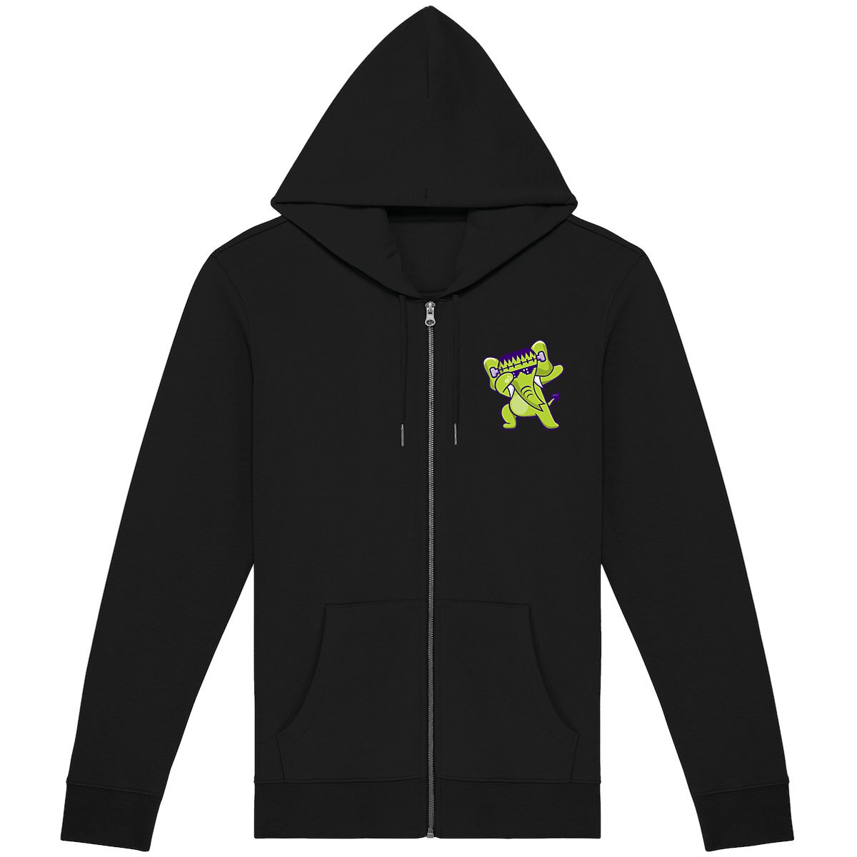 Image back Hoodie Zip Franky Dab