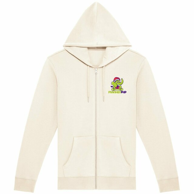 Image front Hoodie Zip Le Monstre Christmas