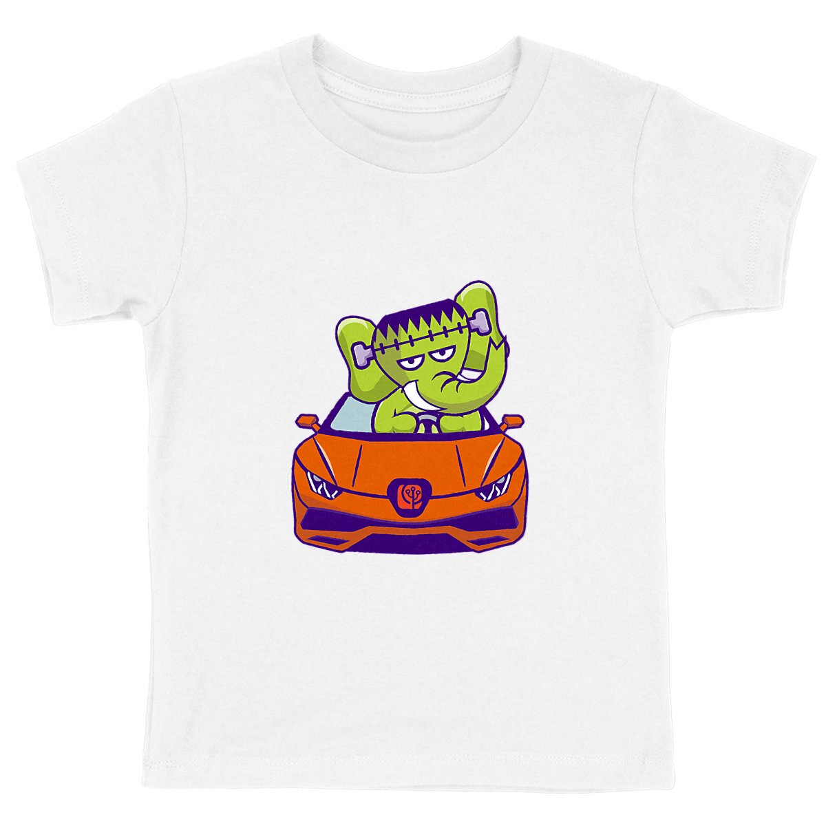 Image back Kid T-shirt Driver Le Monstre