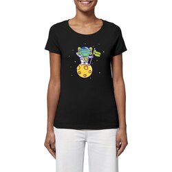 Women's T-shirt Franky on the moon
