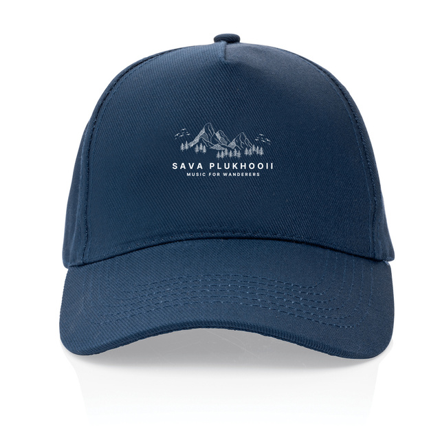 Image front 100% recycled cap with Mountain Design