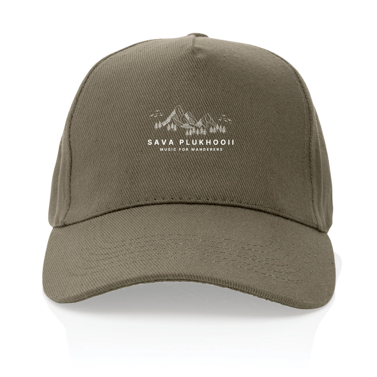 Image back 100% recycled cap with Mountain Design