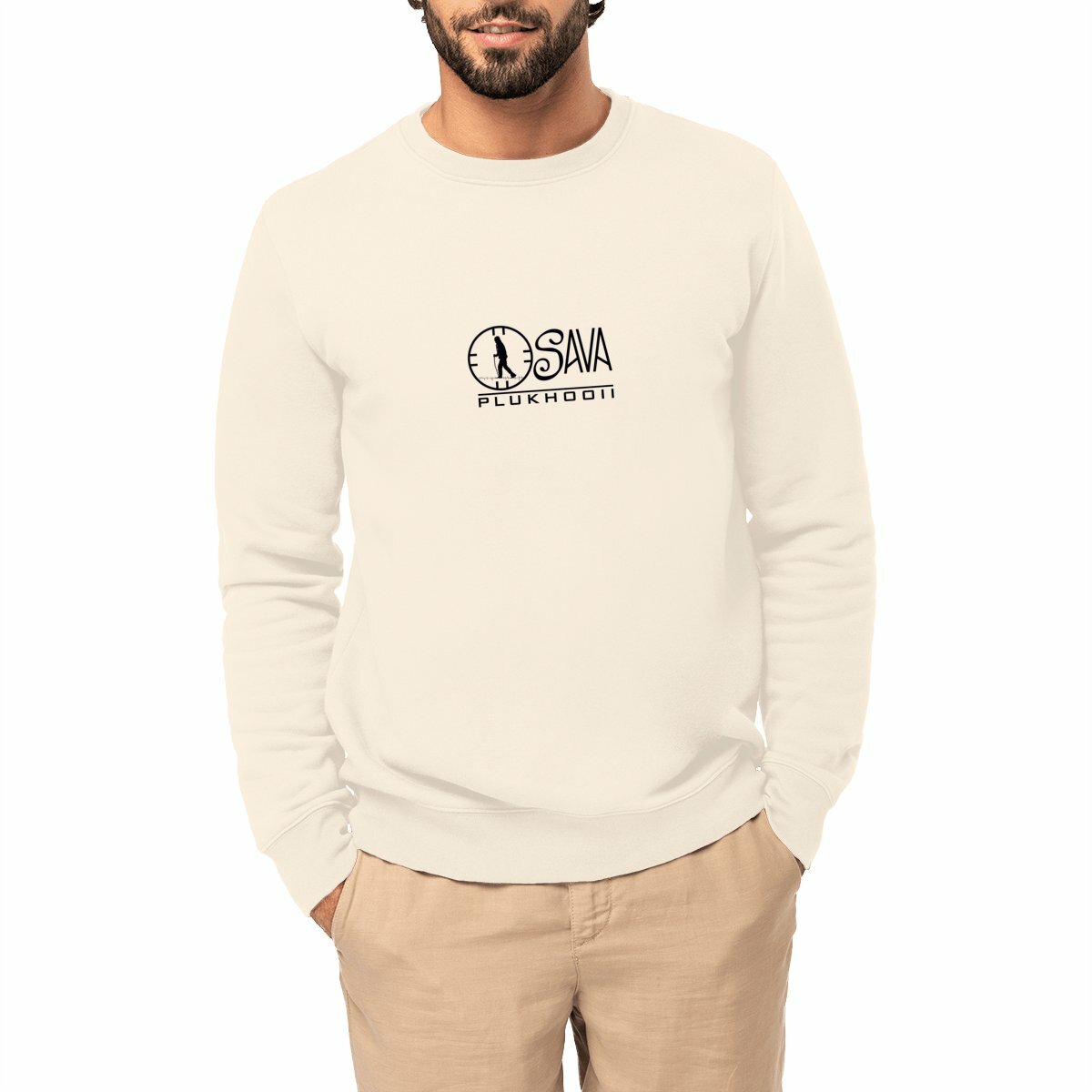 Image front Thick Unisex Sweatshirt with Wanderer Design