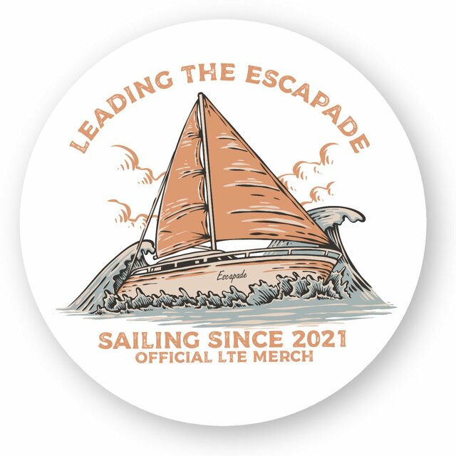 Image front Circle Sticker 