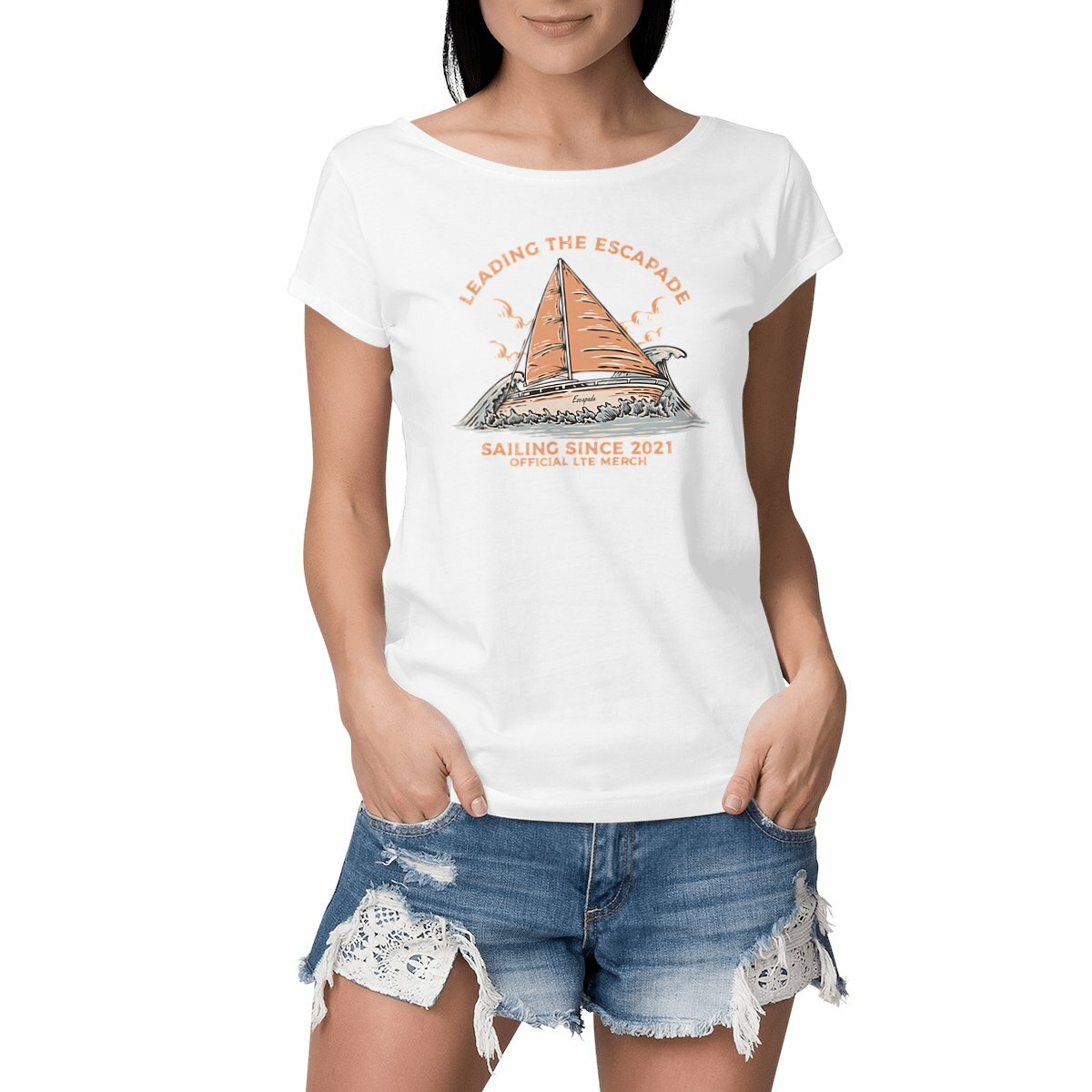 Image front Women's Slub T-shirt