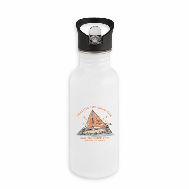 Image front Stainless Steel Water Bottle With Straw 