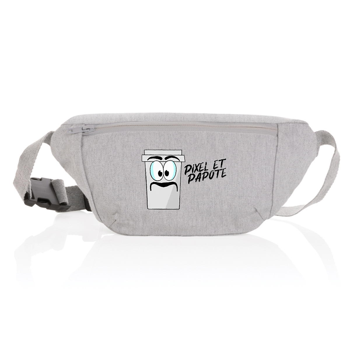 Sac banane en toile recyclée  | PIXEL & PAPOTE - Image