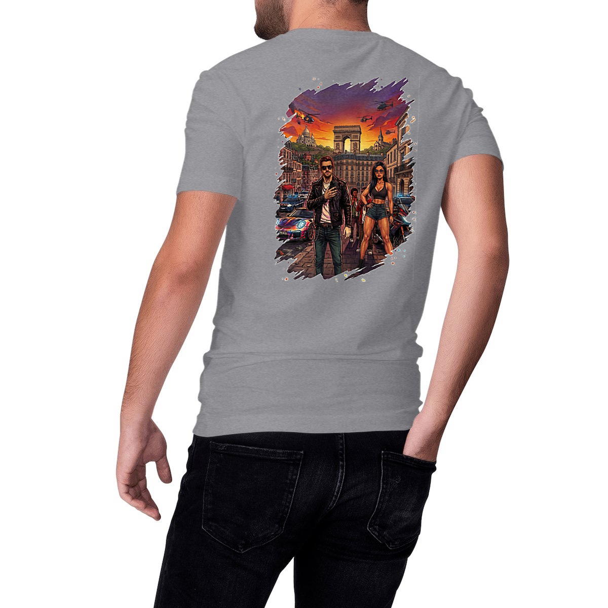 Image front T-Shirt Unisexe Classique "GTA France" – ELM