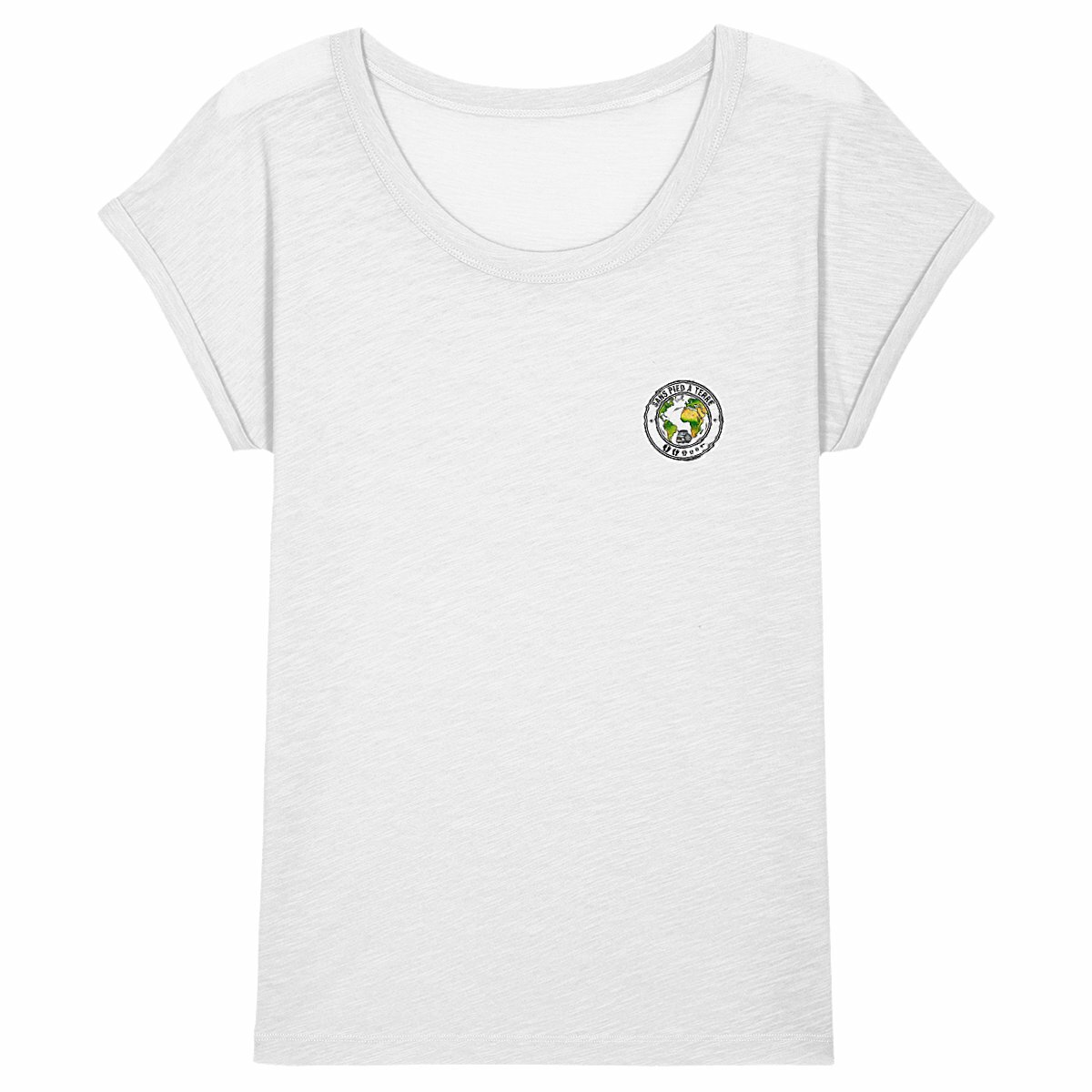 T-Shirt Femme Slub Logo - Image