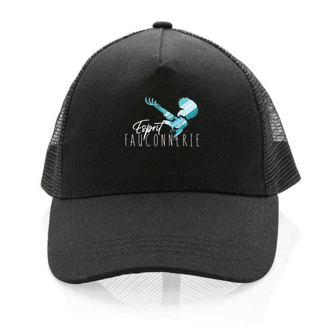 Image front Casquette filet logo EF noir