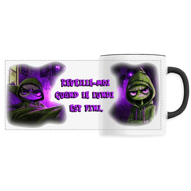 MUG "Réveille moi quand lundi est fini." - Image
