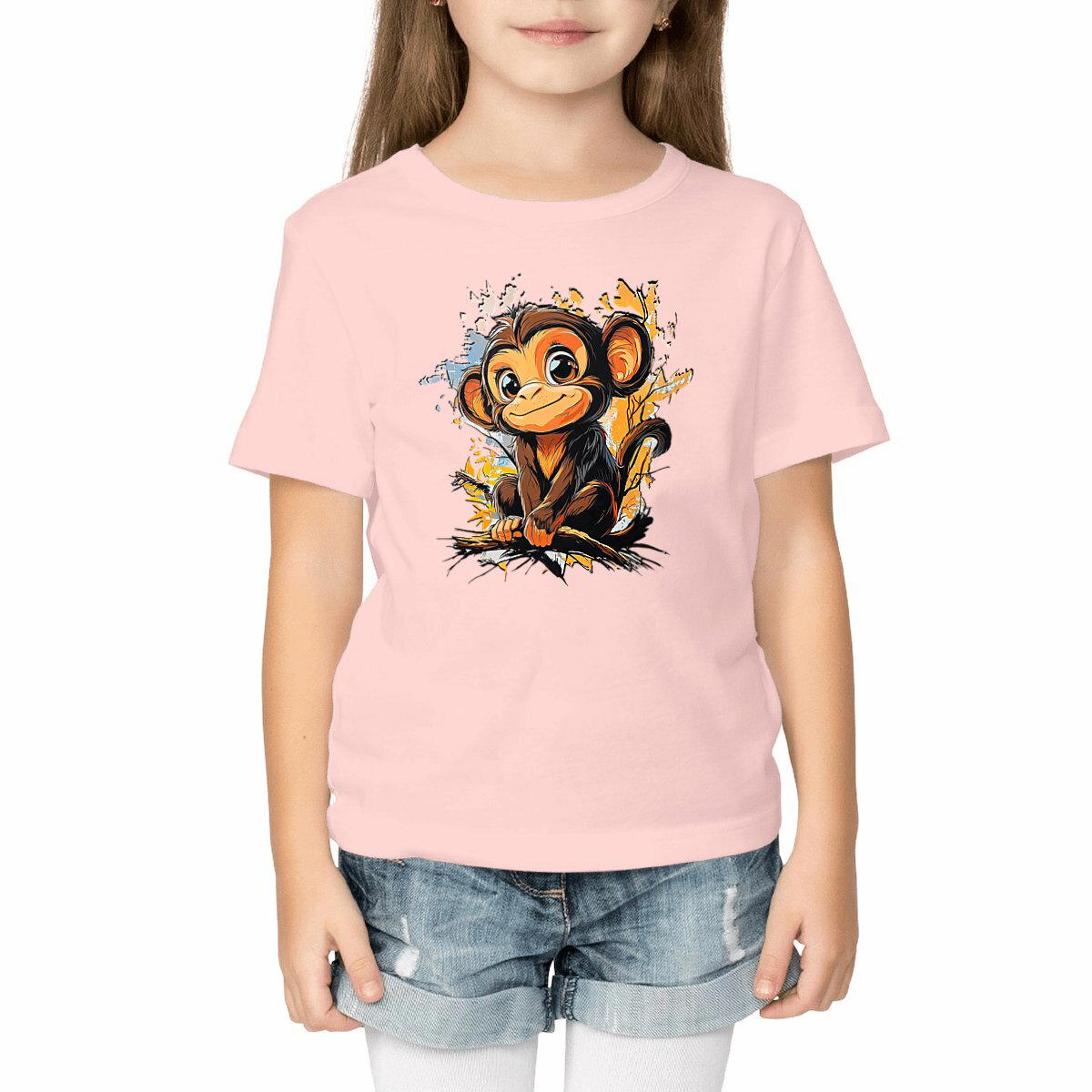 T-SHIRT ENFANT EPAIS "Monkey"