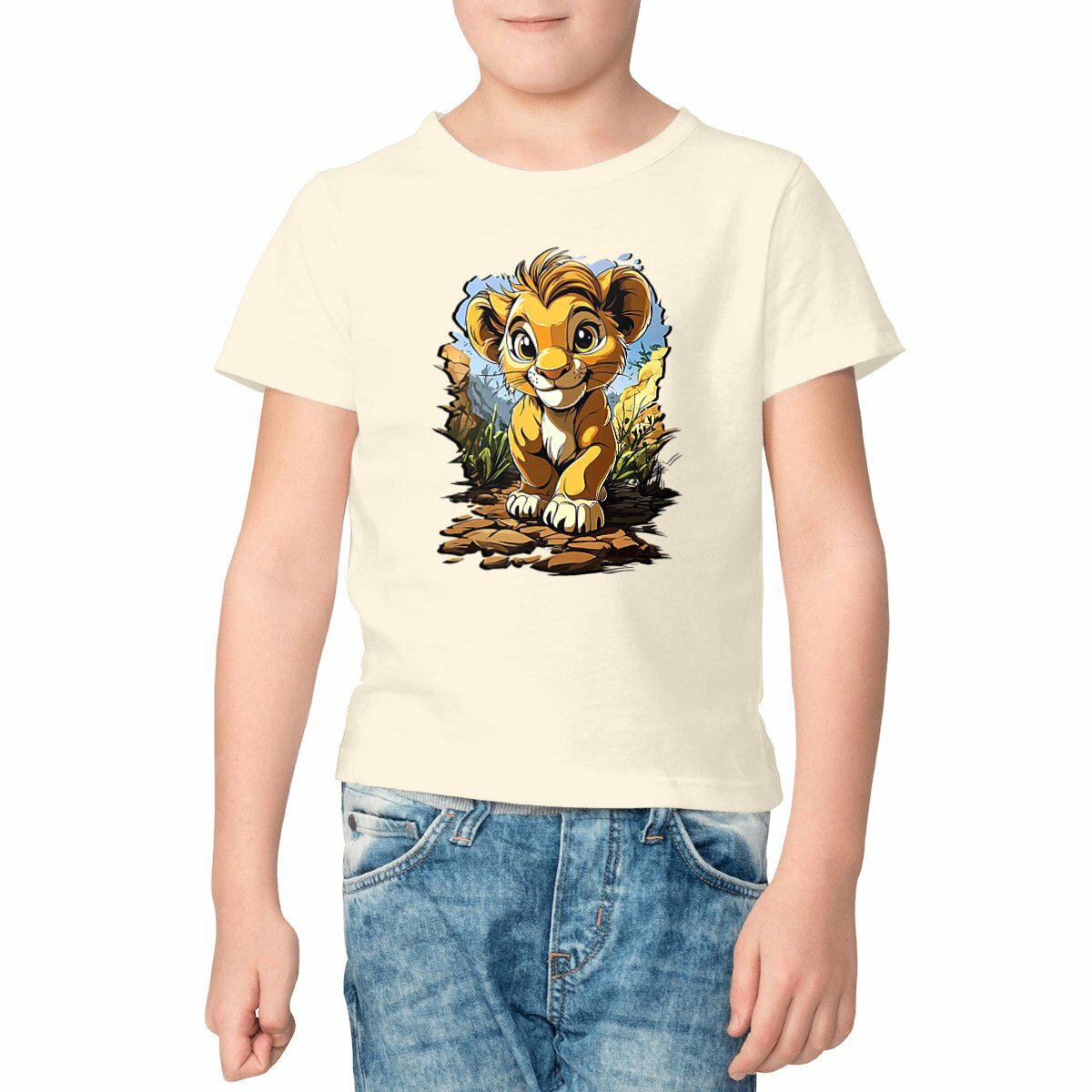 T-SHIRT ENFANT EPAIS "Baby Lion"