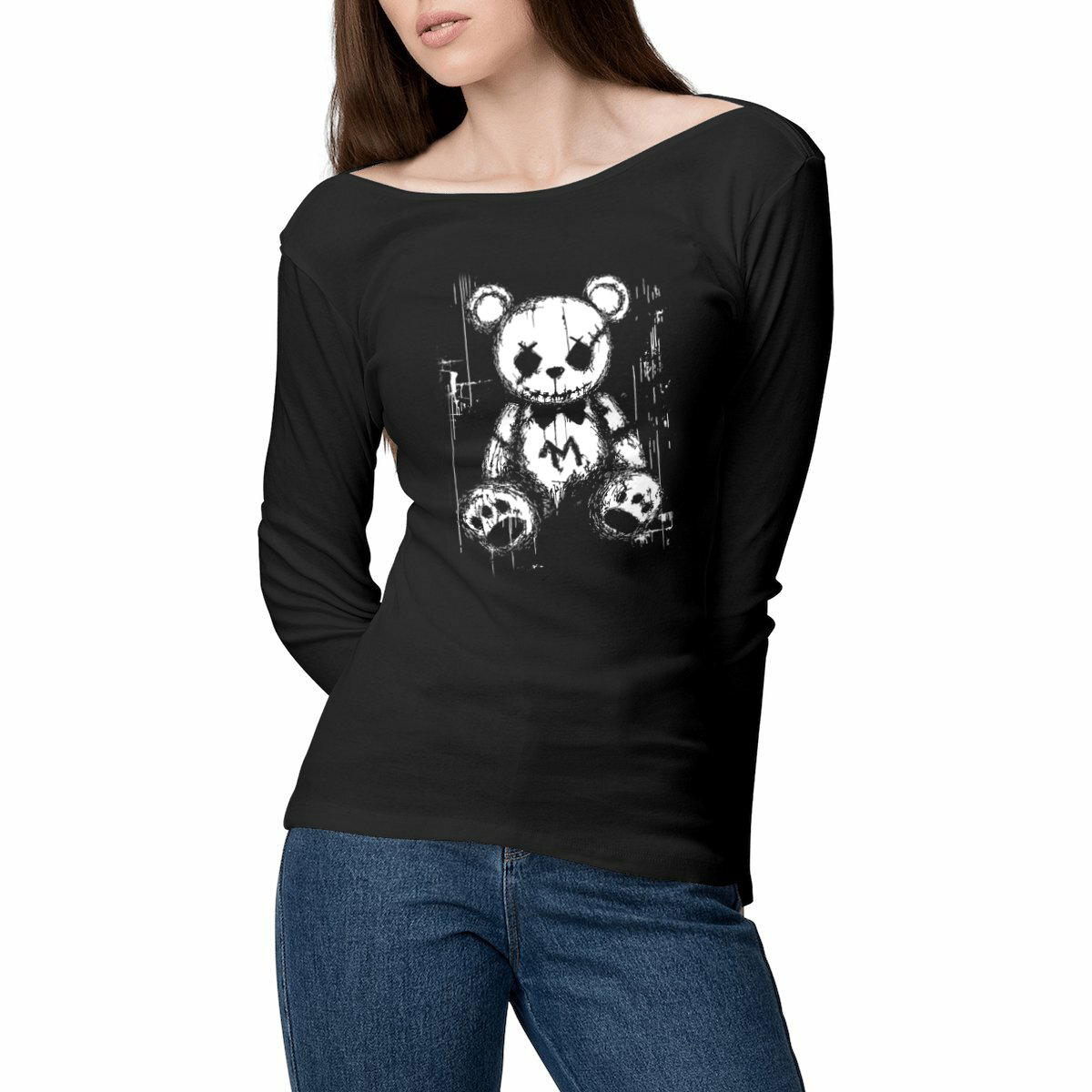 MANCHE LONGUE "Ours Halloween"