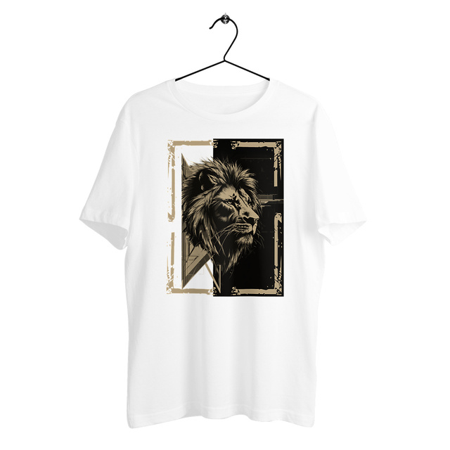 T-SHIRT UNISEXE EPAIS "Lion"#1 - Image