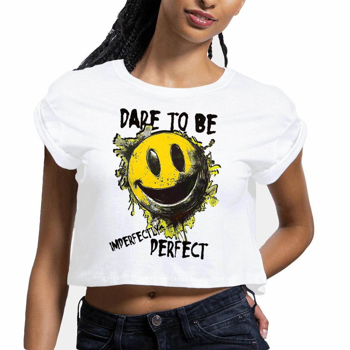 CROC TOP "Smiley dare to be"