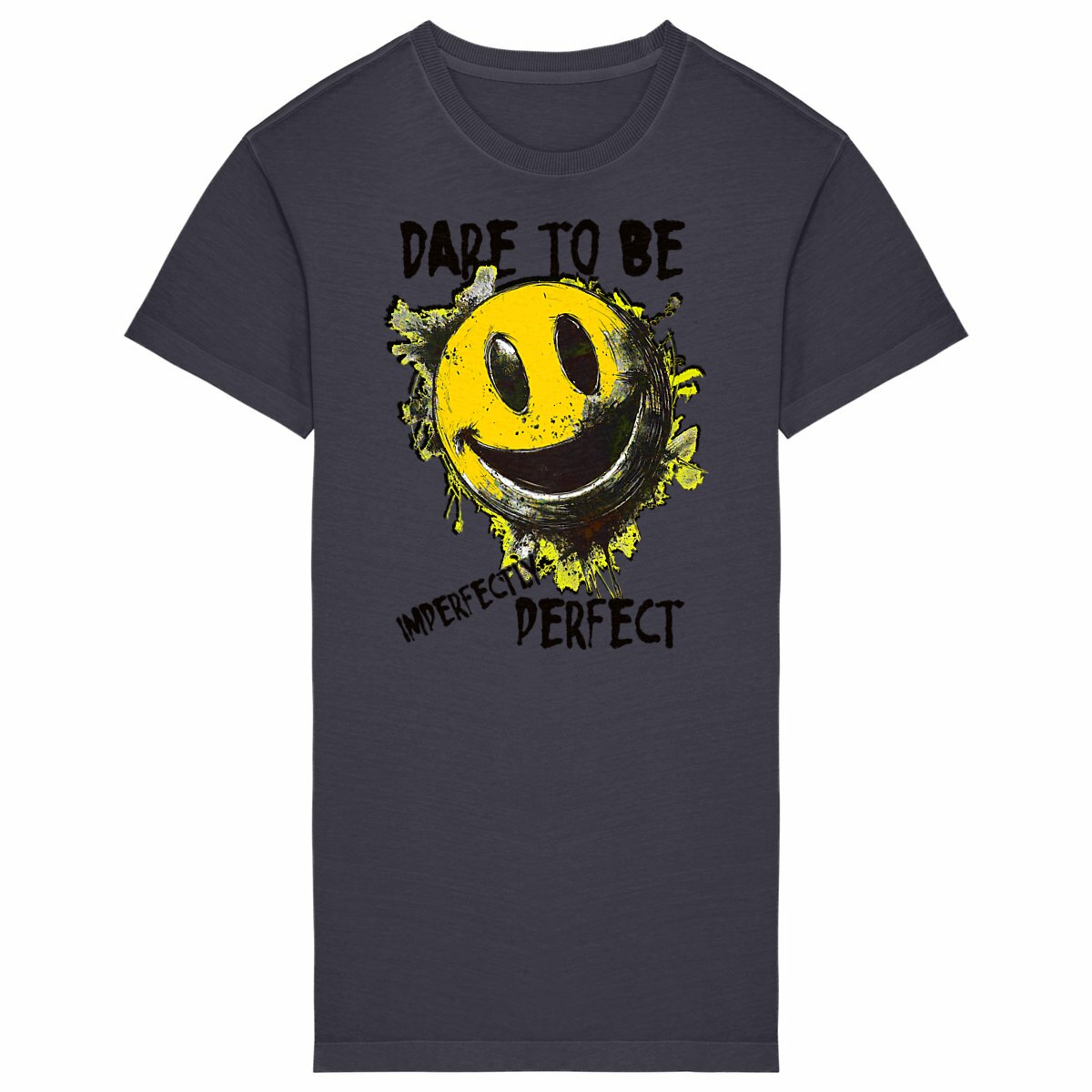 ROBE T-SHIRT VINTAGE "Smiley Dare to be" - Image
