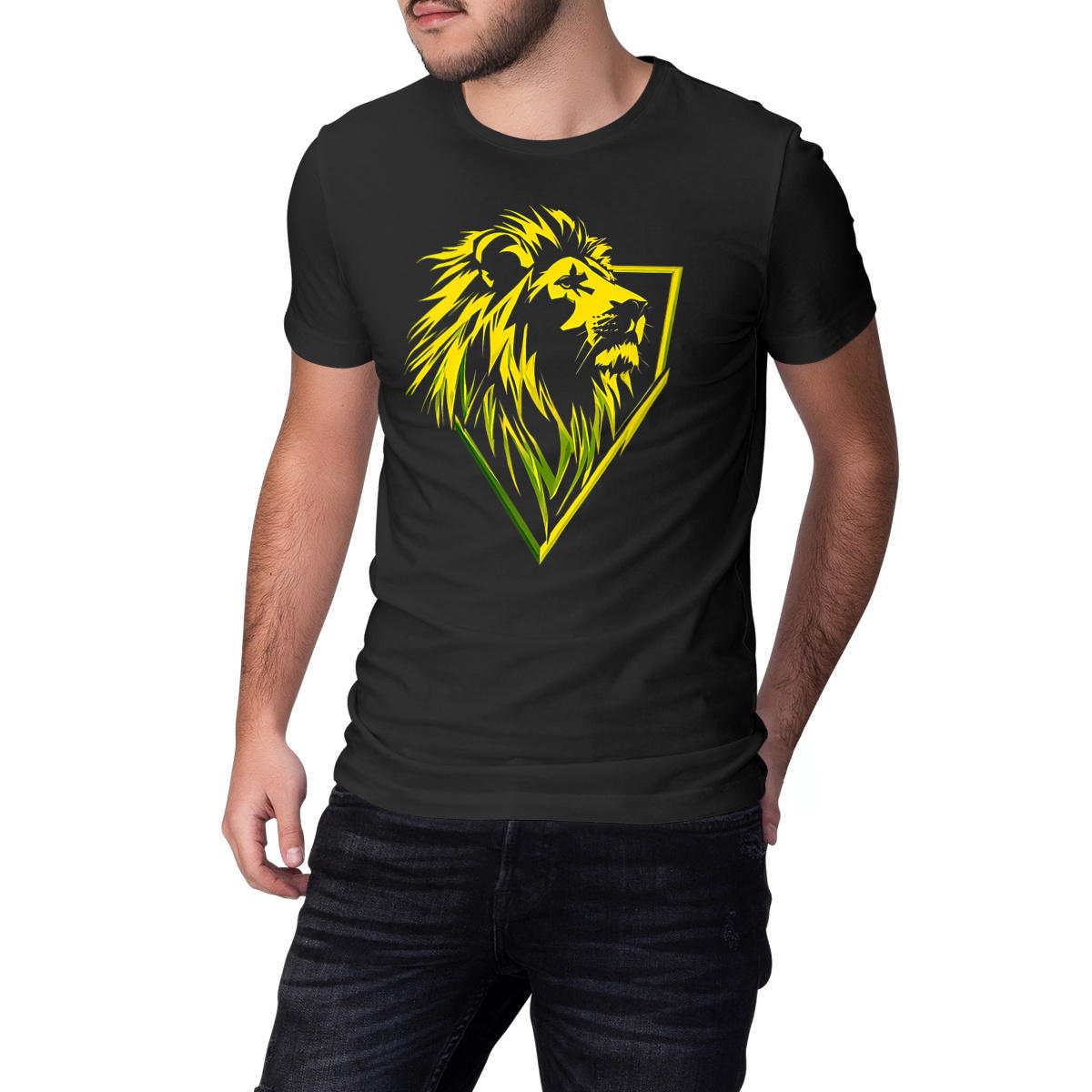 T-SHIRT UNISEXE EPAIS "Lion"#2