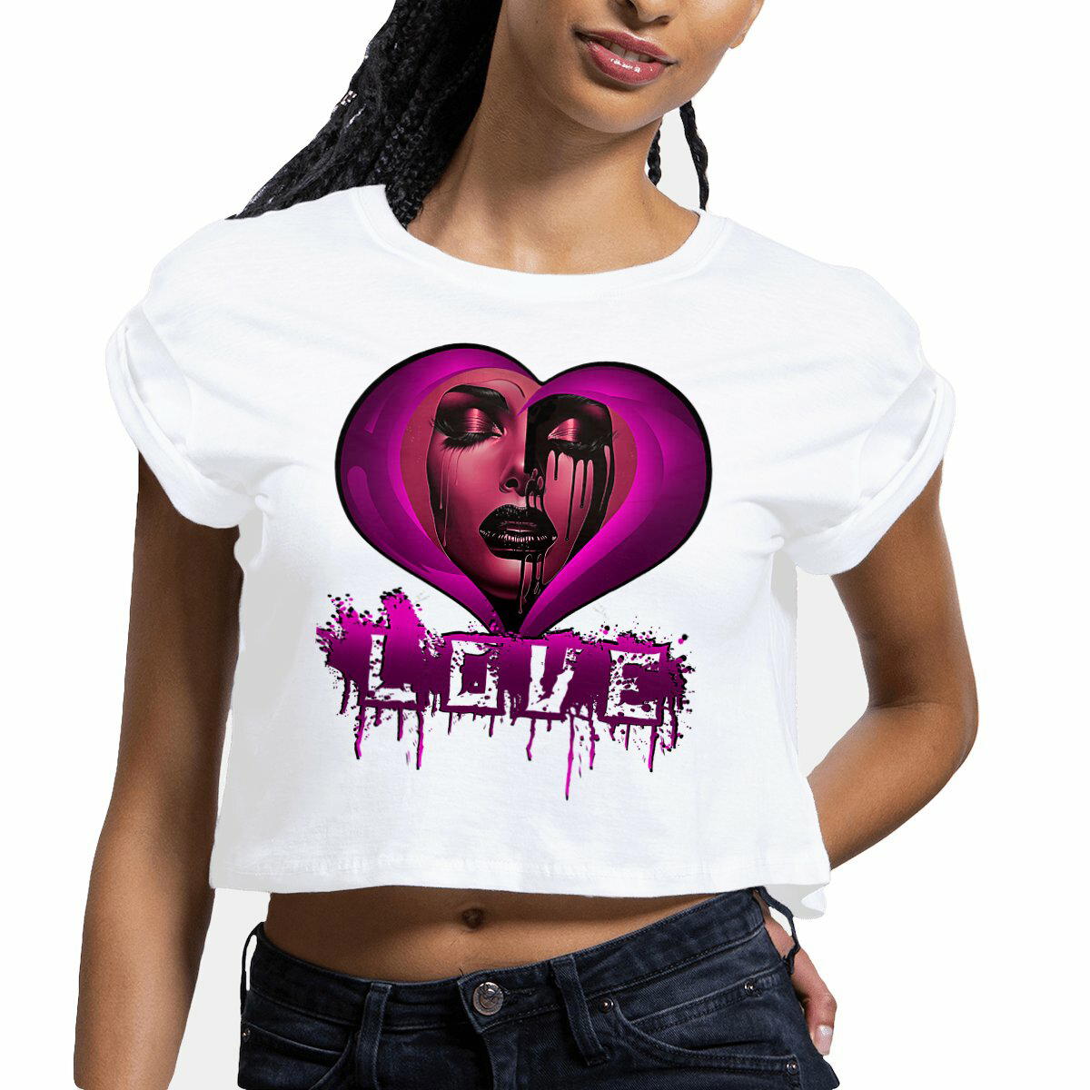 CROC TOP "Coeur de femme"